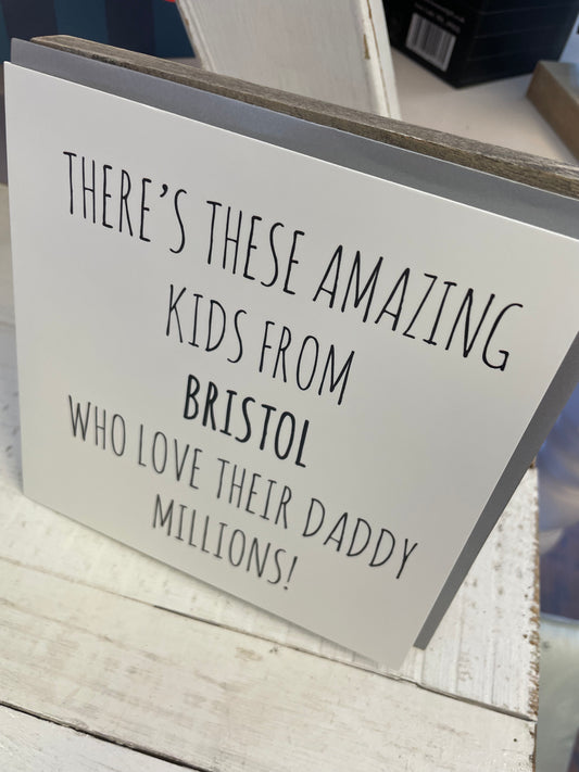 Wot a mug -  Father's Day Card Bristol