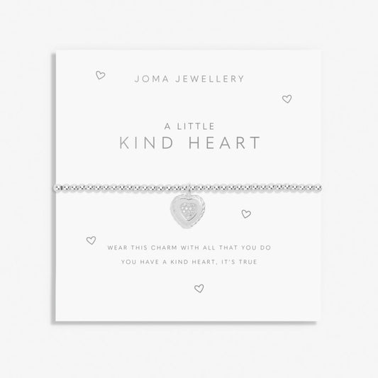 A Little 'Kind Heart' Bracelet In Silver Plating
