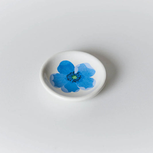 Belly Button Designs - Blue Poppy Mini Trinket Dish