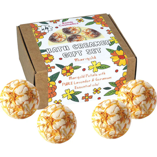 Bomb Raw Marigold Bath Creamer Gift Set