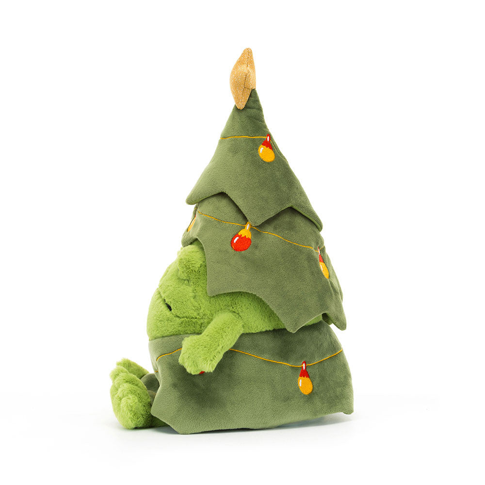 Jellycat - Christmas Tree Ricky Rain Frog