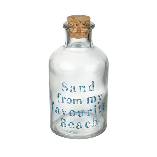 Glass Bottle Sand From My Favourite Beach