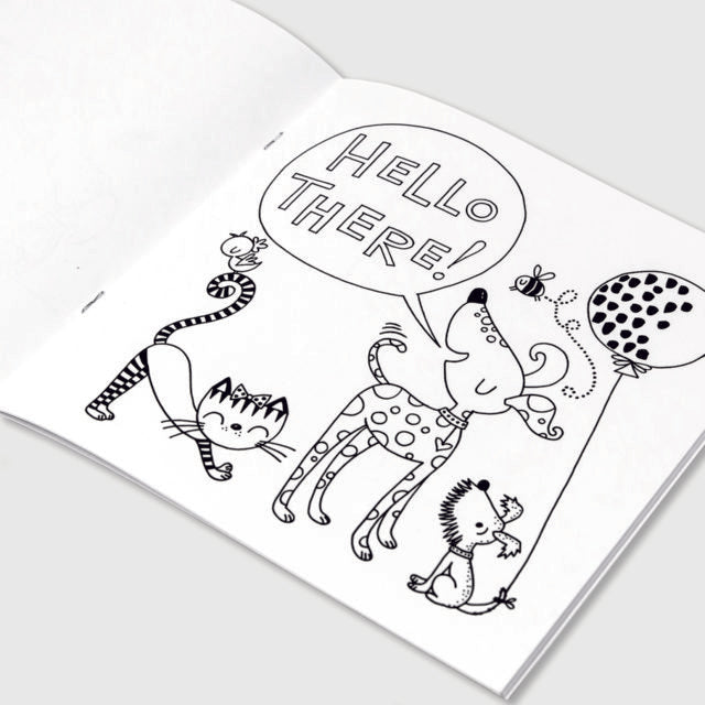 Dogs & Cats Colouring Book