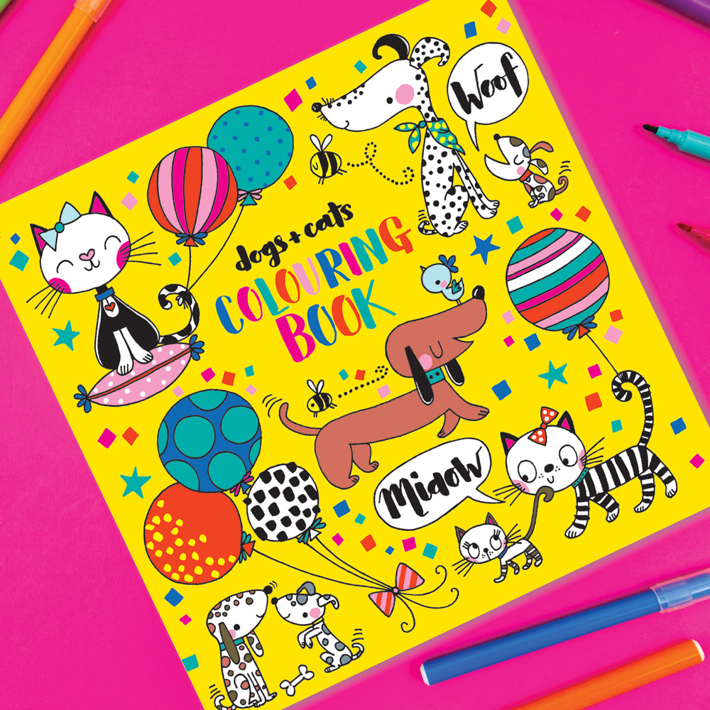 Dogs & Cats Colouring Book