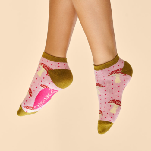 Power - Tiny Toadstools Trainer Sock