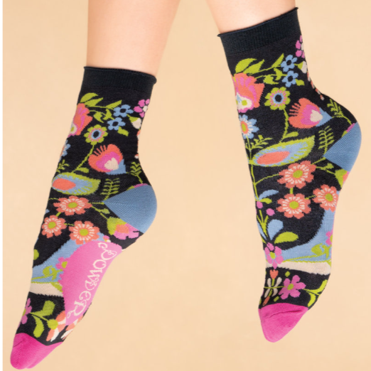 Power - Scandinavian Flora Ankle Sock