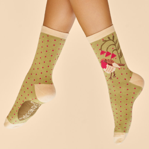 Power - Rosy Robin Ankle Sock