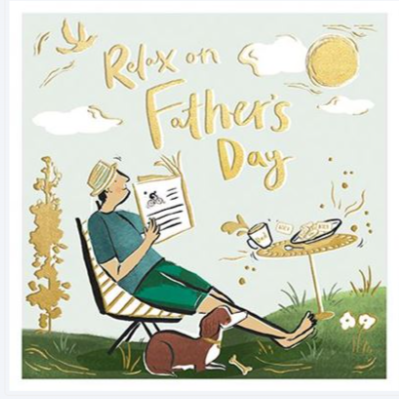 PaperLink - Relax Father's Day Card