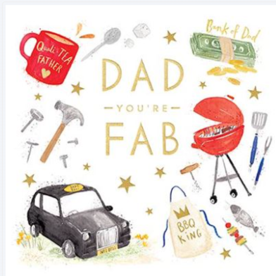 PaperLink - You're Fab Father's Day Card