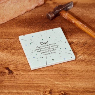 Langs - Dad Ceramic Coaster