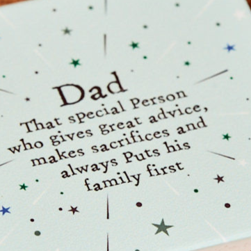 Langs - Dad Ceramic Coaster