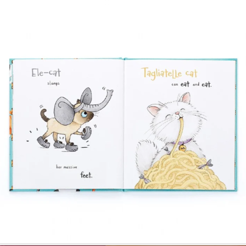 Jellycat All Kinds of Cats book