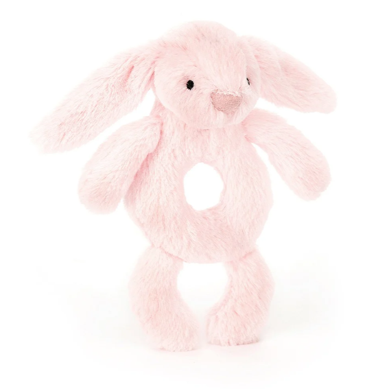 Jellycat Bashful Pink Bunny Rattle