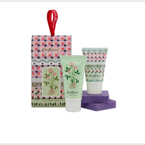 Cath kidston CK Roots & Raindrops The Flower House (Body Wash 30ml, Body Cream 30ml & Shower Steamer 2 x 40g)