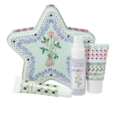 Cath kidston CK Roots & Raindrops Star Tin Gift Set