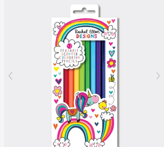 Scented Colouring Pencils - Unicorns