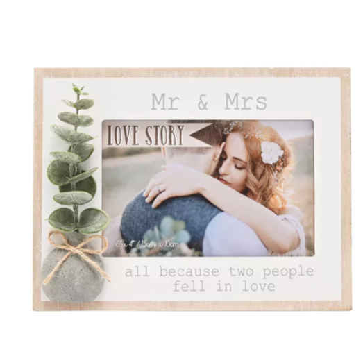 Widdop - Love Story Pebble Photo Frame