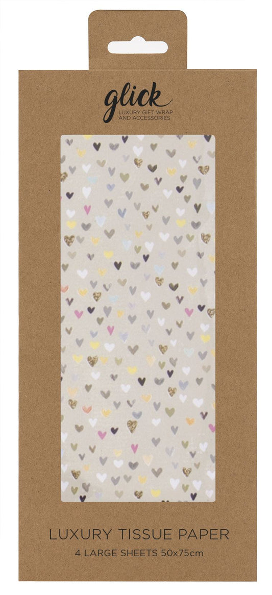 Glick - Tissue Paper Hearts