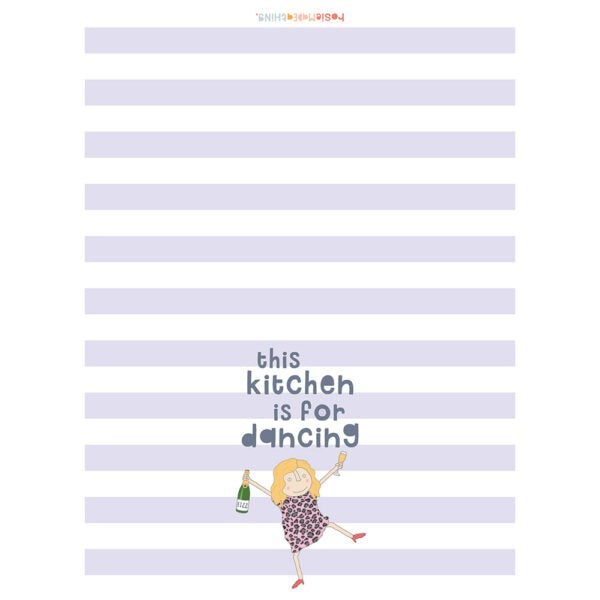 This kitchen is for dancing - Tea Towel