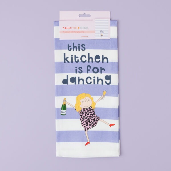 This kitchen is for dancing - Tea Towel