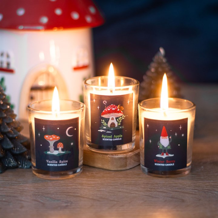 Gnome Sweet Gnome Candle Trio Set