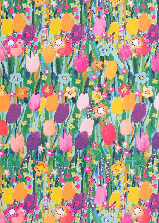 Flat Wrap Tulip Meadow