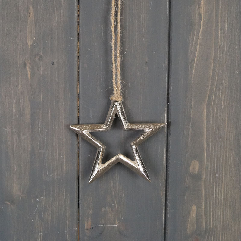 Metal Hanging Star (12cm)