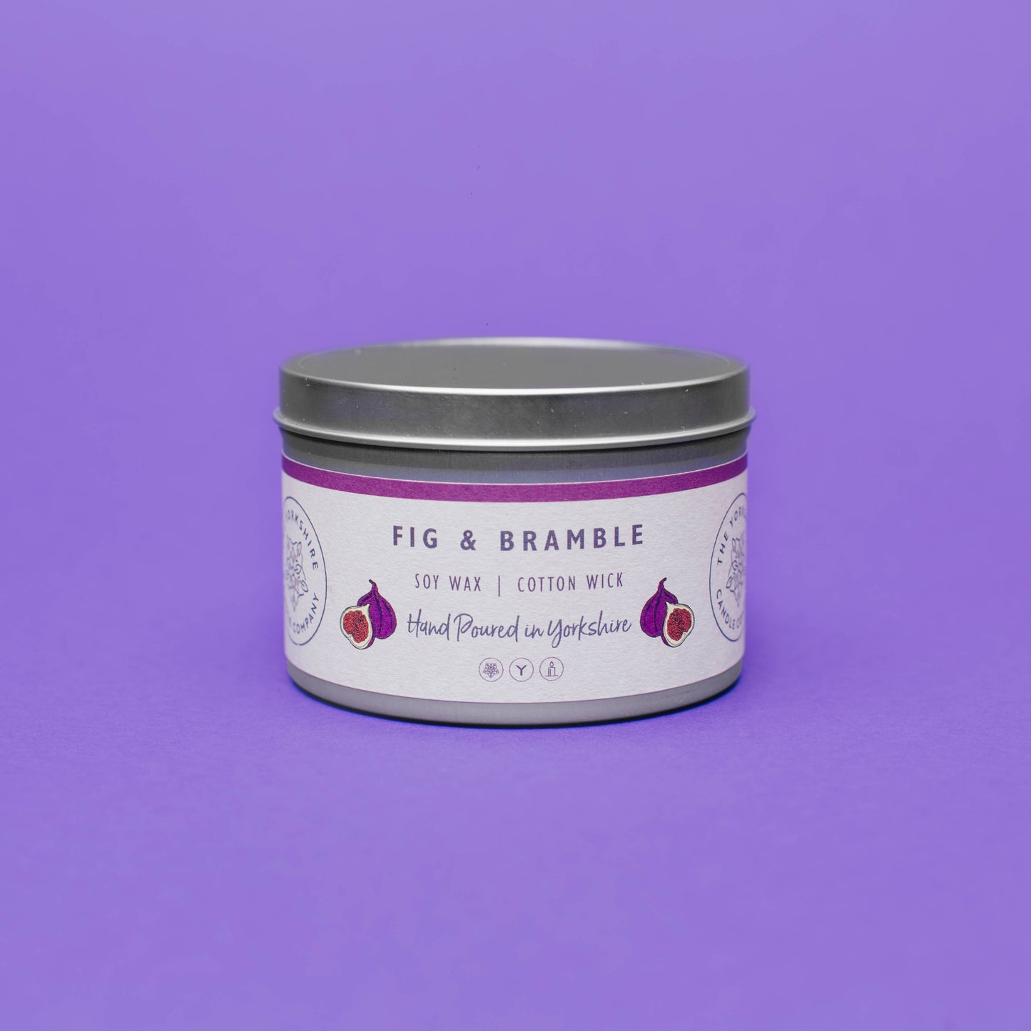 Fig & Bramble Large Tin | Scented Candle | Soy Wax