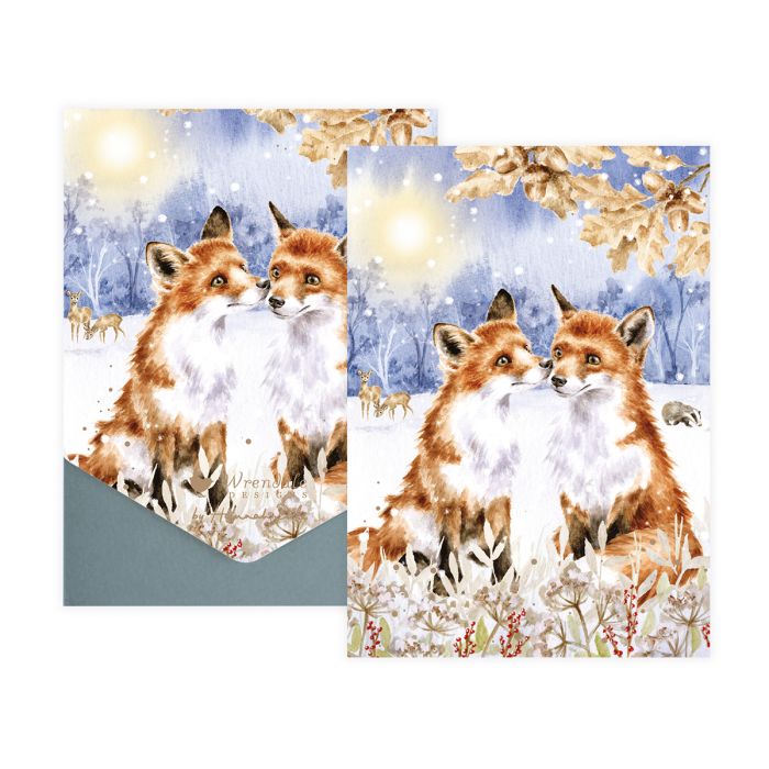 Wrendale - Christmas Card Pack Snow Fox