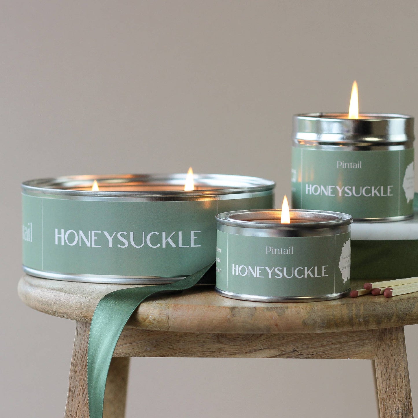 Honeysuckle Paint Pot Candle | Candles in Tins | Small Candl