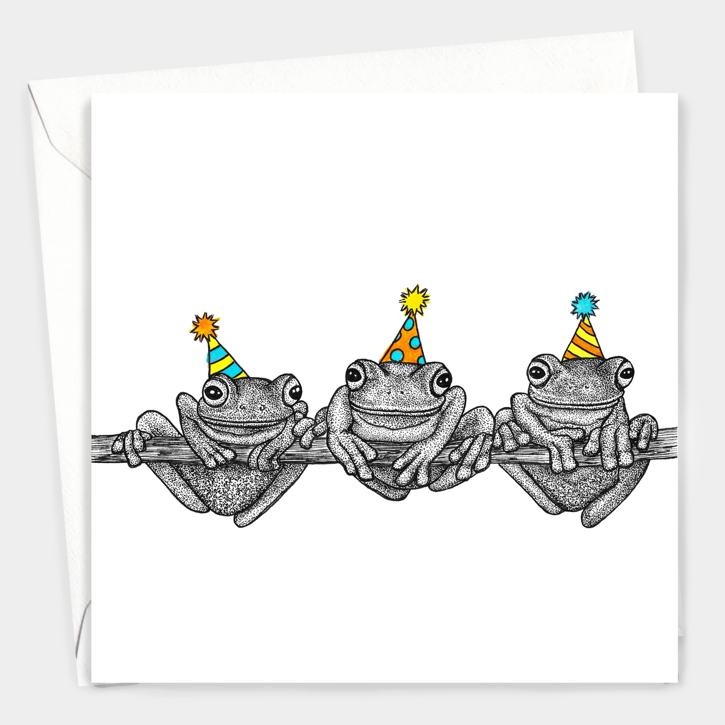 Frog Cards // Tree Frog Birthday Card