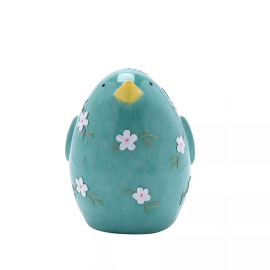 Country Living Floral Bird Resin (Blue)