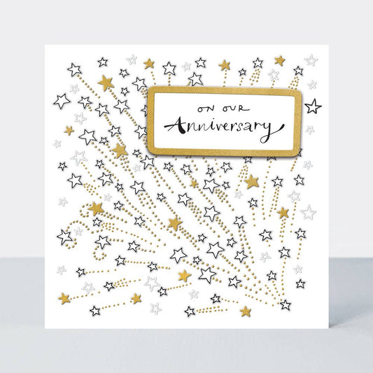 Paper Treasures - On Our Anniversary/Stars Greetings Card