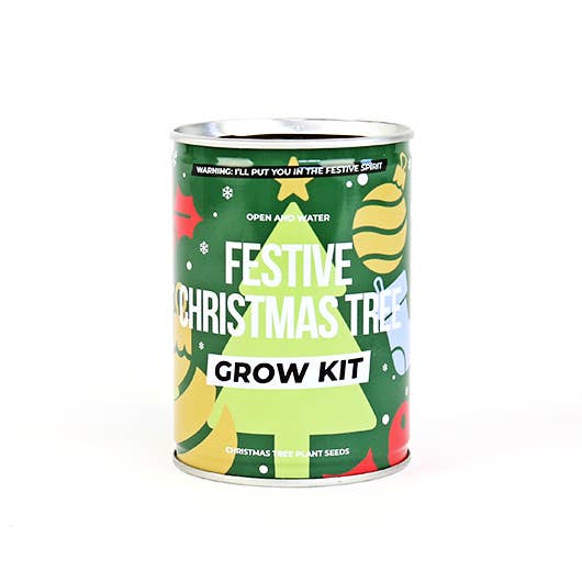 SALE - Christmas Tree Grow Tin