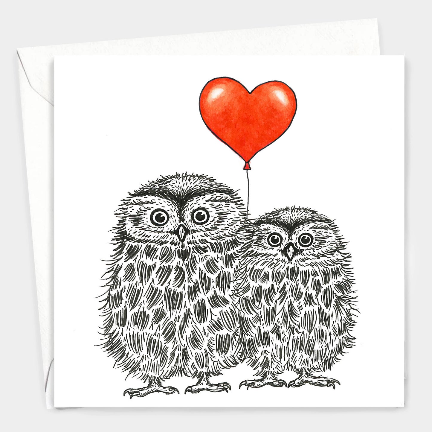 Animal Love Card - Little Owls