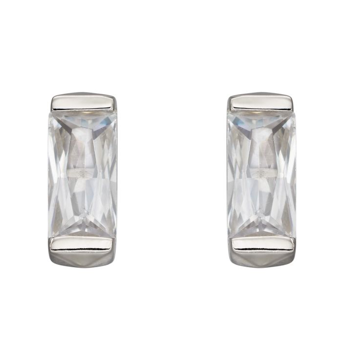 Beginnings - Baguette Cubic Zirconia Stud