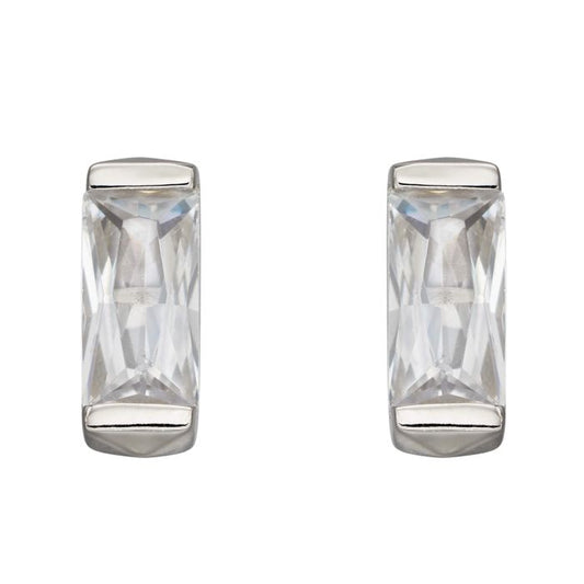 Beginnings - Baguette Cubic Zirconia Stud