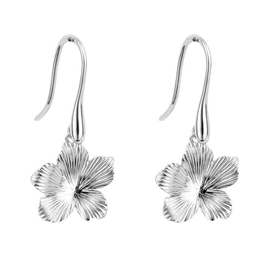 Sale - Beginnings - 3d floral drop earrings