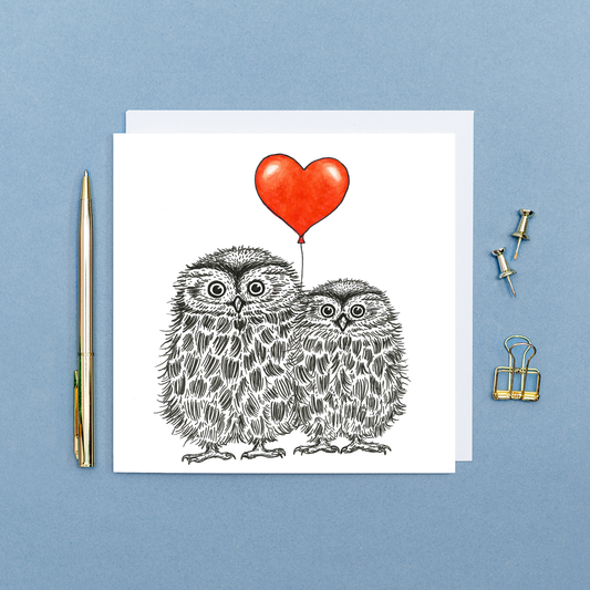 Animal Love Card - Little Owls