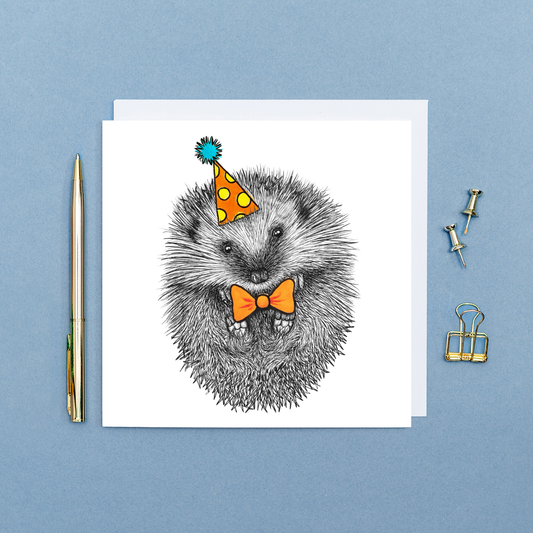 Cute Hedgehog Birthday Card