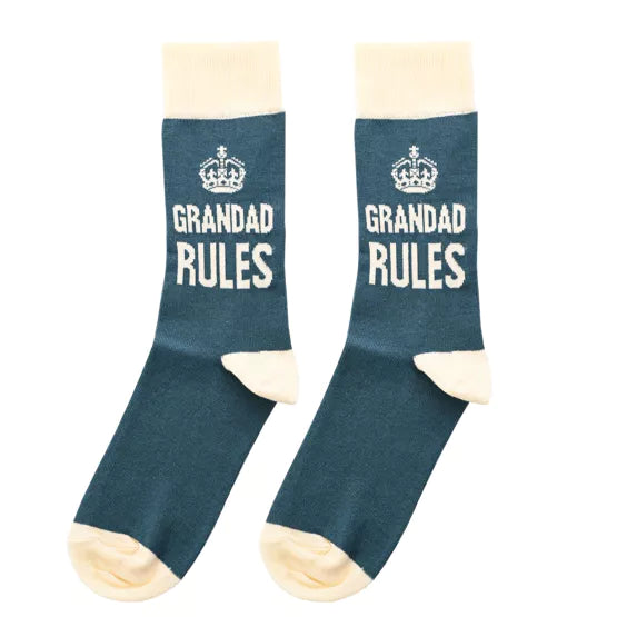 Grandad Rules Men's Socks