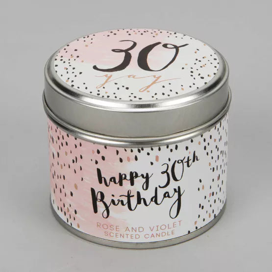 30th Birthday Candle