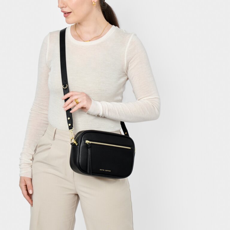 Katie Loxton - Hallie Crossbody Bag in Black