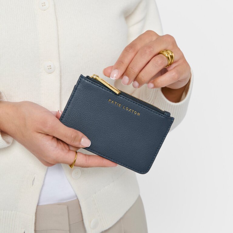 Katie Loxton - Hana Coin and Cardholder in Slate Blue