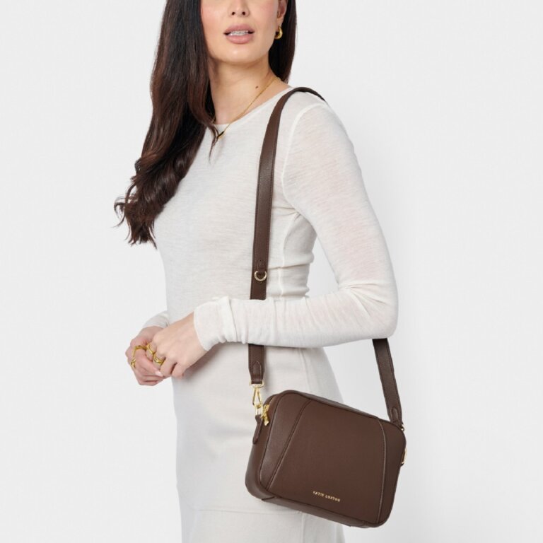 Katie Loxton - Hana Crossbody Bag In Chocolate