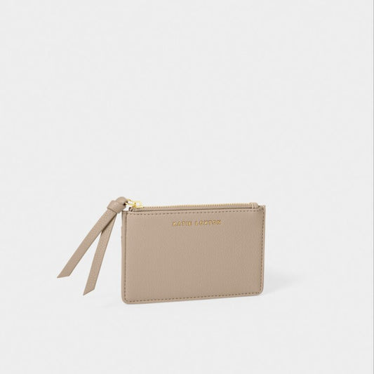 Katie Loxton - Hallie Coin & Card Holder in Light Taupe