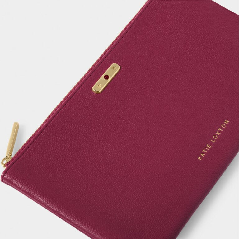 Katie Loxton - Birthstone Pouch 'January' Garnet