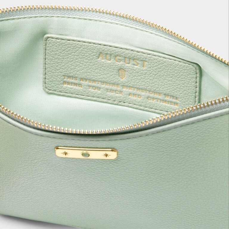 Katie Loxton - Birthstone Pouch 'August' Aventurine