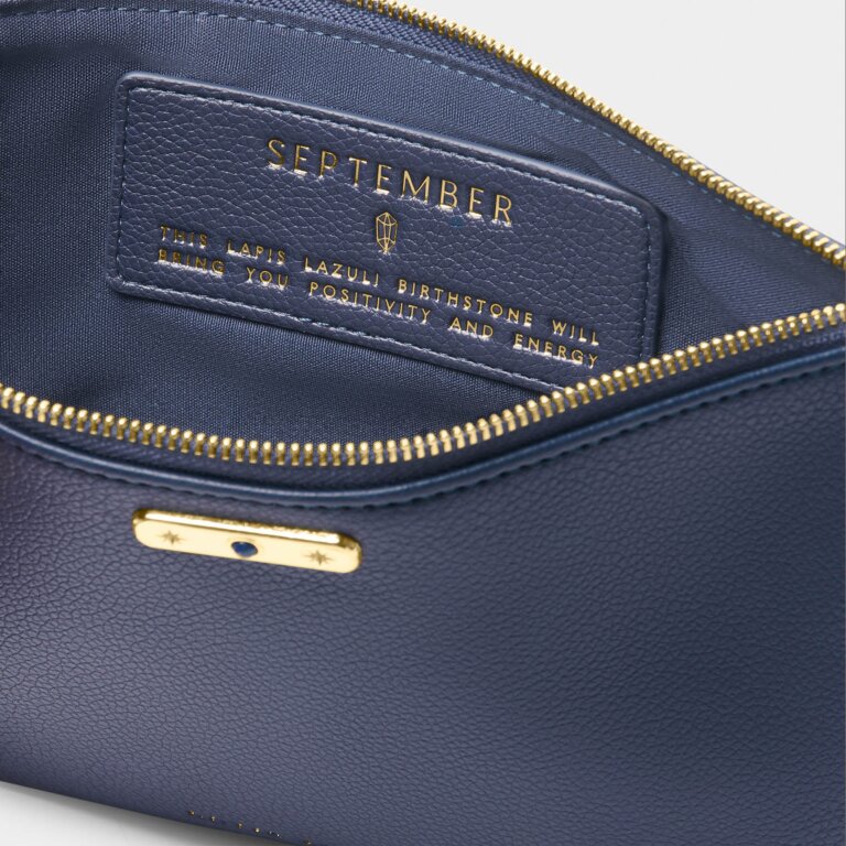 Katie Loxton - Birthstone Pouch 'September' Lapis Lazuli