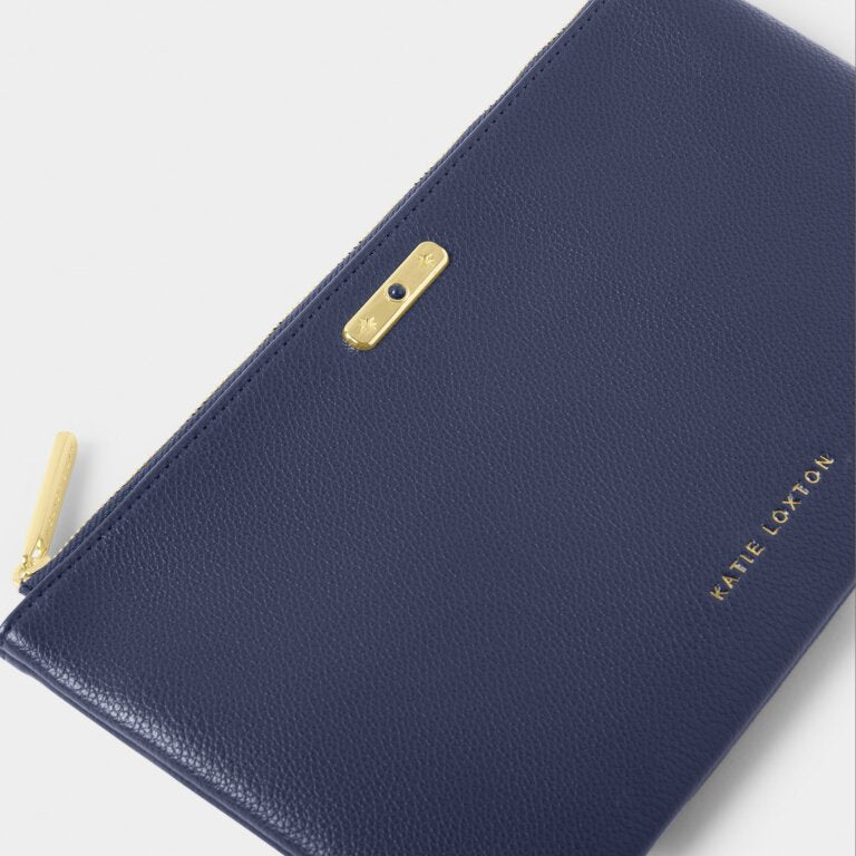 Katie Loxton - Birthstone Pouch 'September' Lapis Lazuli